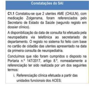 Sandra Felgueiras Instagram - Os documentos também mentem?
Dos relatórios clínicos mostrados pela TVI há mais de um mês até à auditoria do Hospital de Santa Maria que revelamos em primeira mão hoje e da qual mostro o essencial nesta foto?

Perceba melhor aqui:
 https://cnnportugal.iol.pt/videos/ha-uma-imensa-contradicao-nas-palavras-de-lacerda-sales-que-me-parece-inconcebivel-sandra-felgueiras/6579f43b0cf23250d714a681
