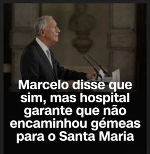 Sandra Felgueiras Instagram - Marcelo desmentido por médicos do Hospital Dona Estefânia.
Reveja aqui:

https://tviplayer.iol.pt/programa/exclusivo-com-sandra-felgueiras/6332b3940cf2ea4f0a5e50f1/video/657390d10cf265bc968c9928