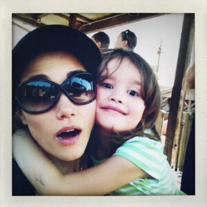 Sandrine Holt Instagram - #tbt2012 #legoland #lovebug❤️