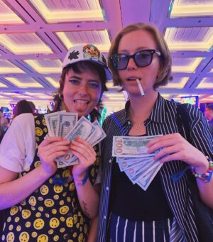 Sandy Honig Instagram - if you don’t take 1000 photos of your friends looking cool in vegas did you even go to vegas ....? sort of a tree falling in the woods situation IMO