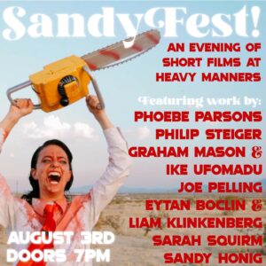 Sandy Honig Instagram - hey SandyHeads™️ please join me at the inaugural SandyFest™️ august 3rd at @heavymannerslibrary ❣️RSVP at the link in my bio for entry! #Sandance