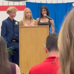 Sangita Patel Instagram - My baby Shyla graduated and heading to high school 🥹❤️

Such a special day, as a mom I will not forget the moment Shyla walked up on stage to co-emcee, getting her diploma, then getting the mathematics award (yup, she has some of mama in her 😉) 
I 👏🏽 AM👏🏽SO👏🏽 PROUD

Parents you think about the toll of 2020 and how she came out so strong. I’m still taking all this in…this is what it’s all about, seeing your child happy 🥰

Peeps, the last photo..how? Where did the time go? Every moment is so special ❤️

#Graduation #MyBaby #Smile