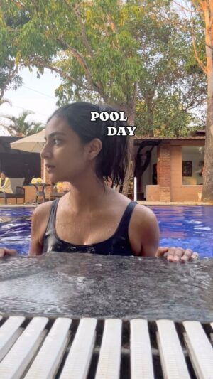 Sanjana Doss Instagram - Pool day ☀️🐯
.
.
.
.
.
.
.
.
.
.
.
.
#reels #fyp #explore