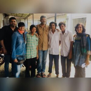 Sanjana dipu Instagram - Cast   Crew = Family 🌸
.
Each and everyone in these pictures are the reason behind my confident and smiling face. Thank you for making my biggest dream come true. 
My parents are the reason I am the person I am today. My school, my teachers, my friends who are family to me, my relatives, thank y'all for having my back throughout. 
Thank you Geetu aunty for seeing  Mulla in me.
Thank you Athul sir and Rachit Bhaiya for teaching me much more than just acting.
Thank you to my amazing co-stars who always helped and supported me in each and every scene. 
Thank you to the entire cast and crew of Moothon for making this film happen and for being so supportive. 
@pritesh_shanbhag 
@maximabasu 
@rachitsingh08 
#moothon #moothonmovie #crew #cast #mumbai #lakshwadeep #bangaram #nivinpauly #geethumohandas