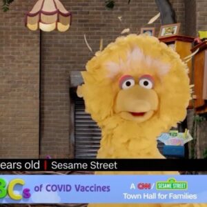 Sanjay Gupta Instagram - I am so proud of Big Bird for getting his Covid-19 vaccine! I know this can make some kids nervous, but that’s completely normal. @ericarhill and I gave him our best tips to stay calm.