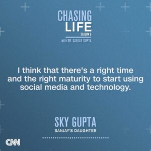 Sanjay Gupta Instagram - This is the most intimidating story I’ve covered over the last 20 years - for the first time, I interviewed my three teenage daughters on a topic they know best: screens and social media. The conversation was magical and necessary. Here’s a sneak peak of the new season of Chasing Life!