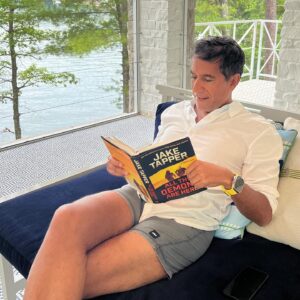 Sanjay Gupta Instagram - There's nothing better than a great view with a great book. Congratulations, @jaketapper on your newest masterpiece. I can't wait for everyone to get to read it 
Tinyurl.com/Amazondemons