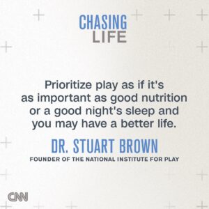Sanjay Gupta Instagram - Find some time to play this weekend– yes, play. Dr. Stuart Brown says play is actually hardwired in our brains and thinking it's frivolous for adults is nonsense 🎧 how to incorporate play into your daily life. (I'll be throwing the frisbee this weekend)
https://cnn.it/3JVxQSh