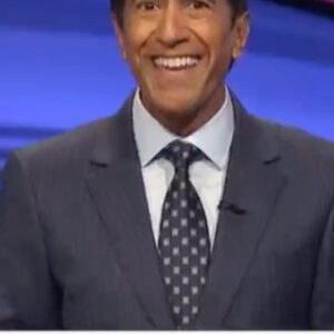 Sanjay Gupta Instagram - Today is the day that I take my turn behind the legendary @jeopardy ! lectern. I don’t know if giddy is the right word, but I think @robinmeade can sense my excitement.