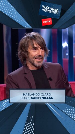 Santi Millán Instagram - Con lo mal que había empezado y lo bonito que ha terminado. Se te quiere en #MartínezyHermanos, @santimillan ❤️

Vive este momento y muchos más ESTA NOCHE a las 22:50, en @cuatrotv
