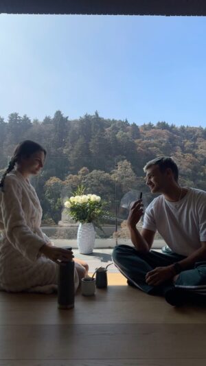 Santiago Achaga Instagram - mates 🧉 solecito ☀️ hermanos 🎎