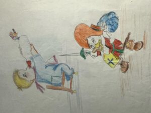 Santiago Segura Instagram - Esta mañana he encontrado una carpeta donde mi madre guardaba cuadernos, dibujos y notas de mi etapa colegial.
Recuerdo lo mucho que me gustaba Spiderman, recuerdo haber ese cómic que hice pero no recordaba el tamaño minúsculo al que lo dibujé, sería para trabajar menos o ahorrar papel. O para emular las novelillas gráficas de Vértice.
Que recuerdos!
