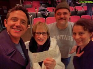 Santino Fontana Instagram - Every night, I give @victor.depaularocha a check at his Bar Mitzvah party and get the honor of choosing a different middle name for him. And when @pattilupone comes to your play @classicstage, Sheldon LuPone Bushkin gets born. Don’t believe me? Zoom in.