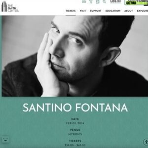 Santino Fontana Instagram - Las Vegas, here I come.  Just a month from now, Feb 3! Link to tix in bio.  Can’t wait to be back at @smithcenterlv