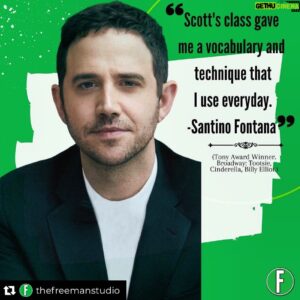 Santino Fontana Instagram - still true @thefreemanstudio
•
💚❇️💚 

—-
#thefreemanstudio #actingclass #actor🎭 #acting #theater #broadway #actingtechnique #actingworkshop #santinofontana