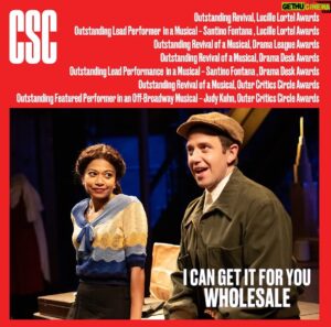 Santino Fontana Instagram - Honored, flattered, and thrilled all my family @classicstage were remembered. I’m sure Jerome Weidman is smiling somewhere.