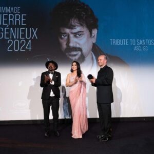 Santosh Sivan Instagram - It was an absolute honour to present the prestigious Pierre Angenieux Award 2024 to the first Asian, the brilliant & super talented cinematographer Santosh Sivan ASC, ICS ❤️ at the Cannes Film Festival.  I had the pleasure & good fortune to work with him in Dil Se & now in Lahore 1947 & I cannot be more proud & happy for my dear friend & colleague. Santosh you mad genius, you deserve it all . More power to you & love you loads 😍 Congratulations & most well deserved ❤️📽️👏@sivan_santosh
