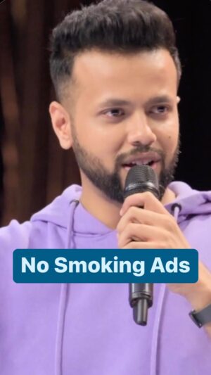 Sapan Verma Instagram - Sorry, smokerz. 
More old standup reels coming up shortly, along with new standup also 😃