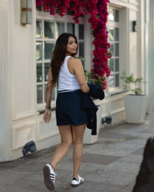 Sapthami Gowda Instagram - Running around rainy Bengaluru 🧿💫
