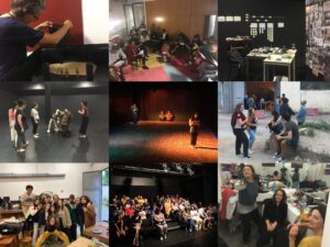 Sara Barros Leitão Instagram - FIM. 
Cheguei ao Teatro Oficina no dia 3 de janeiro e termino a minha passagem pela direção artística da companhia 346 dias depois. 
Um dia, entre estes 346, imaginei coisas que não consegui fazer, um dia pintámos o palco, um dia assaltámos o arquivo e apareceram dezenas pessoas, um dia criámos um clube de leituras quando ainda estávamos de máscaras, um dia trouxemos o Olivier Neveux de Paris e o Sérgio de Carvalho de São Paulo para aprendermos com eles, um dia juntámos 15 jovens durante uma semana com a Beatriz Batarda, um dia fizemos três dias de jornadas de teatro, um dia criámos relações com três lares de idosos e demos aulas de teatro, um dia cantámos a Grândola à meia noite do 25 de abril, um dia fomos a Fafe em visita de estudo para começar o novo espetáculo, um dia fomos ao armazém d'A Oficina recuperar antigos cenários da companhia e catalogámos, um dia organizámos em dossiers todos os documentos, fotografias, bilhetes e cartazes, um dia esgotámos em poucas horas as inscrições para a aulas de teatro, um dia tive pela primeira vez uma lona com uma programação pensada por mim, um dia tínhamos tanto público que não deu para toda a gente entrar, um dia tirámos o género dos WC, um dia pusemos pensos e tampões nos WC, um dia hasteámos a bandeira da Ucrânia, um dia começámos uma biblioteca de teatro, um dia quase não fizemos leitura porque não apareceu ninguém mas depois chegaram 5 pessoas e foi uma das sessões mais bonitas, um dia fizemos sessões do espetáculo com LGP e audiodescrição, um dia catalogámos os figurinos todos, um dia comprámos um frigorífico, uma máquina de café, um sofá, tapetes e mobilámos os camarins, um dia juntámos uma equipa e fizemos o espetáculo que sonhámos, um dia fizemos três semanas de carreira, um dia esquecemo-nos das fotocópias num café que fechou e rimos muito com o público porque não tínhamos nada pronto, um dia trouxeram-nos uma impressora e um computador e começou a parecer um trabalho a sério, um dia uma atriz disse o texto da outra e até hoje não sabem como não morreram a rir em cena, um dia perdi o último comboio e ponderei dormir lá, um dia apareceu-me naquele espaço a cadela da minha vida. Ontem, entreguei a chave.