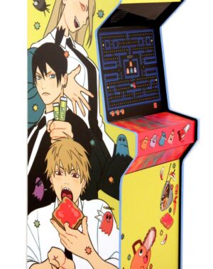 Sara Kipin Instagram - Chainsaw Man arcade machine for @gallerynucleus 👻

You can view or purchase the cabinet here! 

gallerynucleus.com/detail/36001