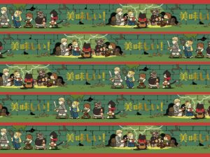 Sara Kipin Instagram - My first washi tape design! Featuring Dungeon Meshi for SDCC 🥘⚔️🍄