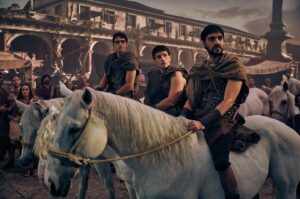 Sara Martins Instagram - Welcome to Rome. 
Can’t wait for you to discover the series 
#thoseabouttodie in July on @peacock and @amazonprime 
@entertainmentweekly