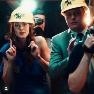 Sara Mitich Instagram - Last week we officially wrapped #Rocktapussy!! I don’t think there are enough emojis to describe how amazing this set was. @andrewcymek and @beekingsley are a force to be reckoned with. Every time I’m on their sets, not only does magic happen, but it happens with joy and laughter. Thank you both, and to everyone (@winnyclarke @kwok_rock @thattroyblundell @frayed_film @landycannon @butchershopfx and many many more) who made this experience one I will remember for the rest of my life. I CAN’T WAIT for the the world to see this movie. It’s going to be something else 💗🥰🐙🙏🏻🤗 

#rocktapussy #canadianfilm #grateful