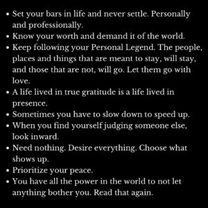 Sara Mitich Instagram - Another year around the sun☀️
I am not usually one to post personal content, but I feel called to share some insights from this past year because it has been the most extraordinary year of my life and I am filled with such immense gratitude. So please swipe ➡️ to see what those are. 

Some people, places and resources that have made this last year of my life as extraordinary as it has been (in no particular order). 

Books
I read so many books, but these have been the ones I have come back to time and again this past year. Immense gratitude to my incredible mother, who placed the first two in my life. And immense gratitude to everyone who guided me to the others. 
* The Power of Now by @eckharttolle 
* Conversations with God by @nealedonaldwalschofficial 
* The Untethered Soul by @michael_a.singer 
* The Seven Spiritual Laws of Success by @deepakchopra 
* The Four Agreements by @donmiguelruiz 
* The Alchemist by @paulocoelho 

People, Places, Services
* Bali Silent Retreat - For showing me how to honour myself, others, and this incredible Earth. @balisilentretreat 
* Still Water Alchemy - for your guidance, for your energy, for your insight. @stillwateralchemy 
* Paws and Sniffs and McNasty Dog - For taking care of my dearest Matilda as I travelled around this world for work and for pleasure. @pawsandsniffpets @mcnastydog 
* Moon Flower Reiki - for your incredible gift and healing energy. @moon.flower.reiki 
* Topher Kearby - for your inspiring words and artwork. @topherkearby 
* Ronnie Rowe Jr. and Go Get Your Greatness - for always keeping me on course. @ronnierowejr @go_get_your_greatness 

To everyone on instagram that posts uplifting and inspiring content in your daily stories, THANK YOU.

And thank you to everyone who opened me up, challenged me, motivated me, and even those who tried to break me down. I am forever grateful for every moment. Thank you to all the people in my life that have taught me how to truly love unconditionally — to give unconditional love and to receive unconditional love. That is the greatest gift I could’ve ever asked for. 

Here’s to the next best 365 days of my life. 

From the deepest parts of my heart: Thank You 💖🙏🏻🌟