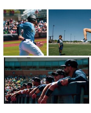 Sara Racey-Batraville Instagram - Lights. Camera. SPORTS! I could shoot this all day! From professional athletes to kids who just love the game—-they both get the same demands from me: “LAND ON YOUR MARK!” (Unless I’m on the field and the umpire is yelling at me to get back in the dugout). 😂  @sararaceybatraville