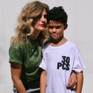 Sara Racey-Batraville Instagram - Just me and my mini P ❤️