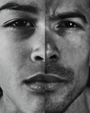 Sara Racey-Batraville Instagram - I made this side by side from shoots I did with both my guys and it shocked me how Cyrus has absolutely none of my features except my eyelashes and facial hair 😂. However this is about Pierre, the best father. His faith, his love for his family, his unselfishness in wanting to be a firefighter, and most importantly teaching our son to never be a blind sheep and never stay silent in his convictions regardless of who it is. The things this man did for us during the past 4 years is unbelievable. He didn’t flinch when people mocked his beliefs and he still doesn’t. He is a man’s man and an amazing father and husband. He’s just dope. God Bless and happy Father’s Day to all the men out there and mom’s who raised their kids on their own (hi mom!)