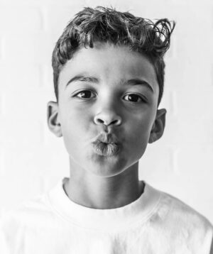 Sara Racey-Batraville Instagram - When your amazing friend asks to take some shots of your child (he never sits still for me!) I say “heck yes!” and they are absolutely amazing! Thank you @begsfam — you captured our little man perfectly for Mother’s Day gifts 🖤🙏🏽⭐️ I think Pierre and I are in for some trouble when he gets older 😅🥹