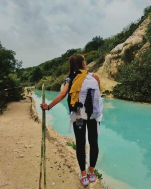 Sára Rychlíková Instagram - Dva dny a prvních 70km 🎋🦶🏼
#viafrancigena