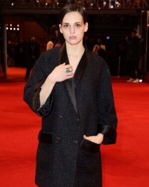 Sara Serraiocco Instagram - It has been an honor for me to be a member of the @europeanfilmpromotion jury. It’s always good to be back in Berlin at the @berlinale .Arrivederci!

Thanks to my team 
Press @upgradeartist 
Styling @valeriajmarchetti 
Thanks to my @chanelofficial @chanel.beauty family 
Jewels @marcogerbellaorafi #adv 
Mua @goldig 
Ph Andreas Rentz/Getty Images