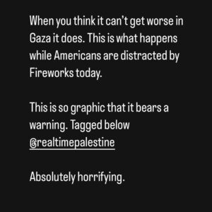 Sarah Alami Instagram - See the video at @realtimepalestine EOF European Occupational Forces have done something so horrific to these children of #Gaza. This morning alone I’ve seen 3 heads missing from their bodies. This child in the video I have posted has made me actually lose it today.  What else do I say but show. This is a huge warning this is difficult to see but this child has survived so far. If you see these things I and the world show you why are you still silent on what Israel is doing? I’m confused. Is it ego? Pride? Are you scared? What would make you not speak ? #gaza #palestine video taken by @jeme_salha