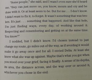 Sarah Dessen Instagram - from The Truth About Forever