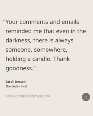 Sarah Dessen Instagram - Link in bio!
