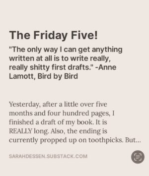 Sarah Dessen Instagram - Link in bio!