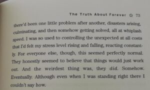 Sarah Dessen Instagram - That surreal moment when you are reading a book you wrote to your now teenaged daughter and a paragraph just hits. 🙏