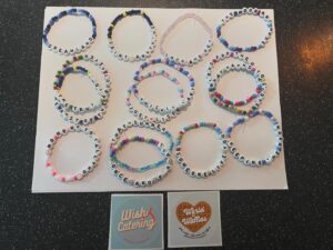 Sarah Dessen Instagram - I literally cried happy tears when I pulled these bracelets from @hatespinnerbaitpod girls out of the mail today. So grateful for them and ALL my amazing readers! I love my job. 🩷