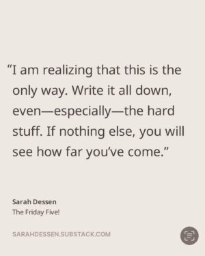 Sarah Dessen Instagram - Link in bio!