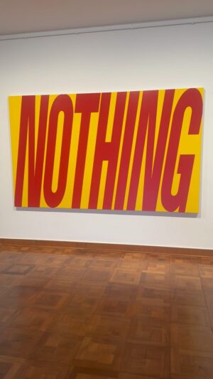 Sarah Morris Instagram - Installing at Mies van de Rohes @kunstmuseen_krefeld