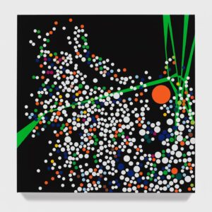 Sarah Morris Instagram - “Springpoint [Spiderweb]” 2022 is featured in “50 Paintings” @milwaukeeart November 17, 2023–June 23, 2024
