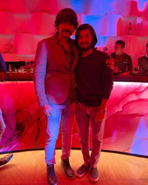 Saran Shakthi Instagram - Another best night of my life! ♥️✨

Thank you so much each and everyone for all your love  towards Farmaan and for Kgf chapter2! Much much love to you all my everything! ❤️❤️❤️

#kgfchapter2 #kgf2 #50thdaycelebration