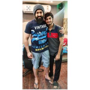 Saran Shakthi Instagram - I'm so glad to work with such a great and humble person, he is truly an inspiration not only on screen but also off screen. So happy working in #kgfchapter2 with boss @thenameisyash sir ❤🔥 and also with this super amazing team!! Can't wait to experience this film in theatre !