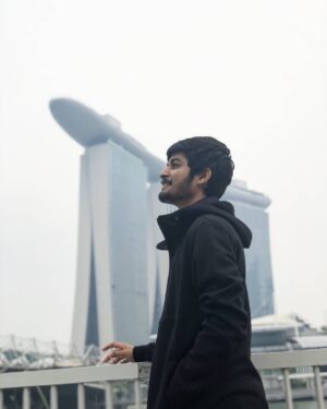 Saran Shakthi Instagram - Marina Beach to Marina Bay 🇸🇬♥️