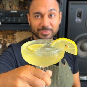 Saransh Goila Instagram - 🍋 🌶️ Limon Chilli ka this cocktail will make your summers very exciting. This is a spicy take on the classic Italian Limoncello of course. It's super easy to make all you need is good Gondhoraj or Italian or Pahadi Nimbu and use the peels to extract all the zest. Are you going to attempt?
.
.
Limon-chilli Spritz 

Wash the lemon & chilies 

Peel 3 Lemons 
Slit 1 chili & remove the seeds 
Add them to an old alcohol bottle 
750ml Vodka 
Swirl it around 

& rest it for 15 days (minimum) 

Strain the limoncello 
Pour 2 cups sugar syrup 
Mix it well 

Crush some ice 
Add ice to a glass
A few lemon slices 
Squeeze some lemon juice
60ml Limoncello 
Top it off with Prosecco 

Delishaaas 🔥😮‍💨🤌🏻