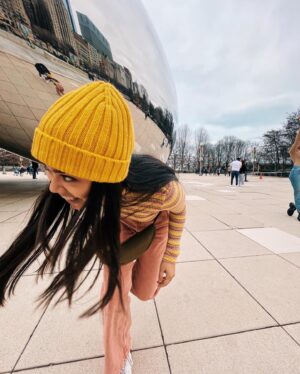 Sari Arambulo Instagram - guess how many times i asked if we could go to the bean ☁️