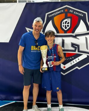Šarūnas Jasikevičius Instagram - TWO TIME CHAMPION OF SPAIN!!!!